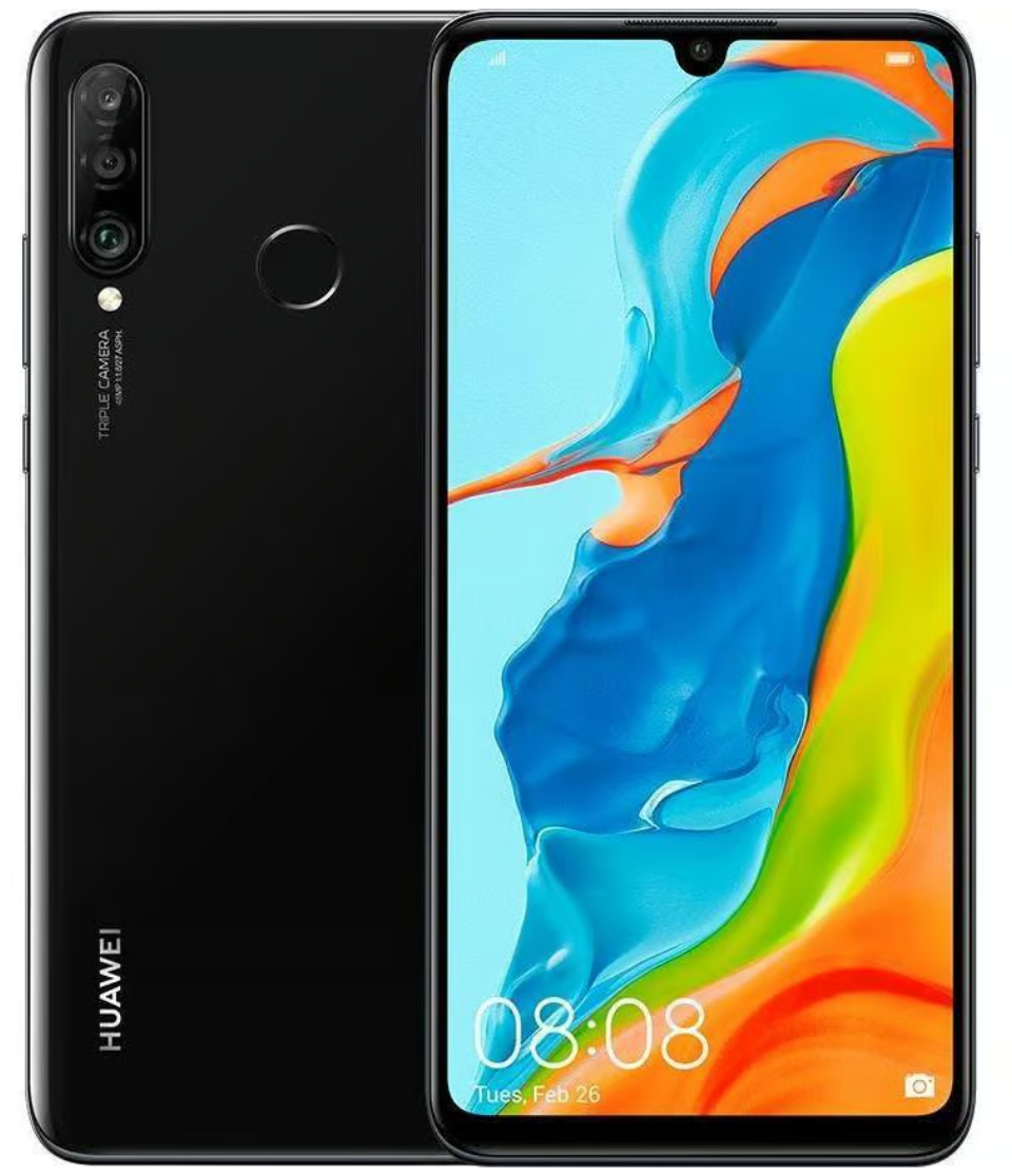 Huawei P30 Lite 256 GB - Schwarz - Entsperrt - Dual-SIM