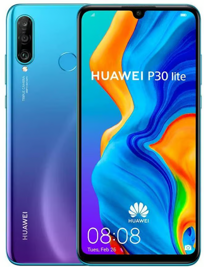 Huawei P30 Lite 256 GB - Schwarz - Entsperrt - Dual-SIM