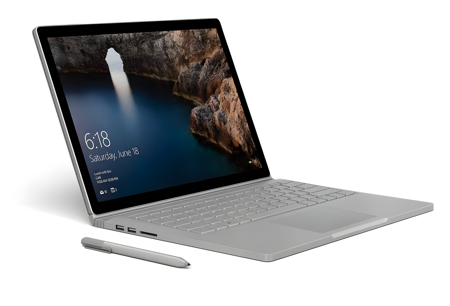 Microsoft Surface Book 1703 13" Core i7 2.6 GHz - SSD 512 GB - 16 GB QWERTZ - Deutsch