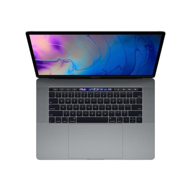 MacBook Pro Touch Bar 15" Retina (2018) - Core i7 2.2 GHz 256 SSD - 16 GB AZERTY - Französisch